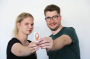 Christopher Brummayer und Melissa Leibetseder zeigen ihre Neuentwicklung