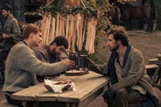 L-R: Rand al'Thor (Josha Stradowski), Perrin Aybara(Marcus Rutherford), Mat Cauthon (Barney Harris)