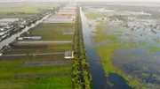 eng abgesteckte Grenzen zwischen Natur und Agrar im Mekong-Delta.