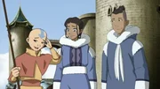 L-R: Aang, Katara, Sokka