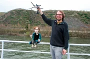 Michael Pietsch mit "Vater Rhein".
