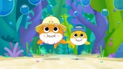 v.li.: Grandma Shark, Baby Shark