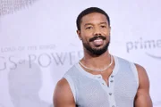 Michael B. Jordan attends "The Lord Of The Rings: The Rings Of Power" Los Angeles Red Carpet Premiere & Screening
