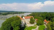 Die Burggaststätte Frauenstein bei Mining.