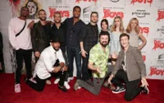 Jessie Usher, Chace Crawford, Antony Starr, Laz Alonso, Nathan Mitchell, Tomer Kapon, Karl Urban, Erin Moriarty, Jack Quaid and Elisabeth Shue attend the Comic-Con 2019 Amazon Prime Video 'The Boys' Premiere