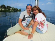Ingo und Marion sind nun am Gardasee und machen einen tollen Bootsausflug.
