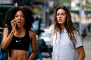 L-R: Janay (Dede Lovelace), Camille (Rachelle Vinberg)