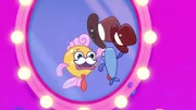v.li.: Goldie, Mayor Anchovy
