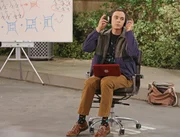 Will seinen Parkplatz nicht an Howard abgeben: Sheldon (Jim Parsons) ...