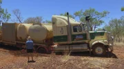 Truck on the road.