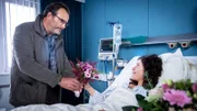 Hausmeister Jürgen Jahn (Joachim Raaf) ist froh, dass die Schulleiterin Meike Daschner (Yasmina Djaballah) auf dem Weg der Genesung ist.