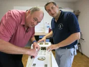 Frank and his model-making partner Manfred