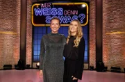 Treten bei "Wer weiß denn sowas?" als Kandidatinnen an: Die Fernsehmoderatorin Andrea Kiewel (l.) und die Fernsehmoderatorin Laura Karasek (r.).