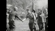 Treffen der Sowjetischen und amerikanischen Truppen 1945.
