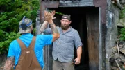 Fred Lewis and Kendell Madden high fiving.