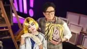Das Studio von „Wissen macht Ah!“ wird heute zum Maler-Atelier und Ralph vollbringt eine künstlerische Glanzleistung. Während Clarissa Modell steht und Ralph sie mit gekonnten Pinselstrichen geschickt in Szene setzt, erfahren die Zuschauer viel Wissenswertes rund um Kunst. Nebenbei beantworten Clarissa und Ralph die z.B. folgende Frage: Warum verzieht man das Gesicht oder streckt die Zunge raus, wenn man sich konzentriert?