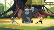 Als Superhelden-Trio Rittersporn, Super-Jack und Zaubernuss beschließen Tommy, Gorilla Jack und Taylor ab sofort mit ihren Superheldenkräften die Pflanzenwelt zu beschützen.