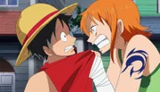 Ruffy (l.); Nami (r.)