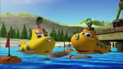 Timmy und Bess stellen einem skrupellosen Speedboat-Fahrer eine Falle.
