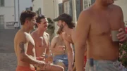 Apéro beim Brunnenbaden in der Basler Altstadt.