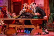 (v.l.n.r.) Hugo Egon Balder; Janine Kunze; Martin Klempnow