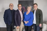 (v.l.n.r.) Neale Whitaker; Andrew Winter; Karen; Paul