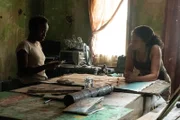l-r: Kim Tembo (Natasha Mumba), Marlene (Merle Dandridge)