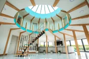 Treppe im Wohnzimmer