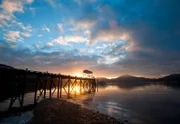 Abendstimmung an den Marlborough Sounds von Neuseeland.