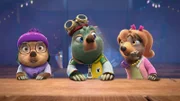 In der Jury zur Auswahl der Teilnehmer für die Talentshow sitzen Dotty, Moley und Mona Lisa.