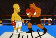 Homer tritt gegen den Weltmeister Tatum an.