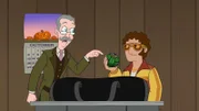 L-R: Balthazar Cavendish (voiced by Jeff "Swampy" Marsh), Vinnie Dakota (voiced by Dan Povenmire)