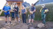 V.l.: Claus, Gunnar, mit Rebecca und Patrick und Ralf.