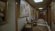 Ein Flur in Ceausescus Frühlingspalast führt zu seinem Bunkerzugang.