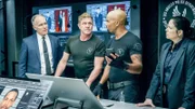 (v.li.): Patrick St. Esprit (Robert Hicks), Kenny Johnson (Dominique Luca), Shemar Moore (Daniel ‚Hondo‘ Harrelson), Amy Farrington (Lieutenant Piper Lynch)