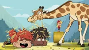 Maeva ist beleidigt, denn sie glaubt, dass Taylor und Tommy bei der Zooolympiade schummeln.