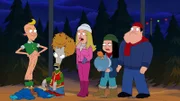 L-R: Puddin, Roger, Francine, Klaus, Hayley, Stan.