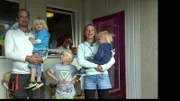 Heiko und Sandra möchten ihren drei Kindern den Traum von einem eigenen Piratenschiff im heimischen Garten erfüllen. v.l.: Heiko, Pascal, Nico, Sandra, Pierre