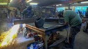 Ep2 - The A-frame needs extensions. Klotzki and Lukas are welding the recovery aid.