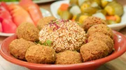 Falafel im Restaurant „Hashem“ in Amman.