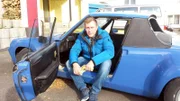 Experte Otto Schulte mit einem von Jörgs Porsche