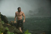 Vanuatu - Hazen crossing the Siri Waterfall.