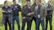 V.l.: Erin Lindsay (Sophia Bush), Jay Halstead (Jesse Lee Soffer), Alvin Olinsky (Elias Koteas), Kevin Atwater (Laroyce Hawkins), Hank Voight (Jason Beghe), Adam Ruzek (Patrick John Flueger)