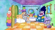 v.li.: Patrick, GrandPat, Bunny, Squidina