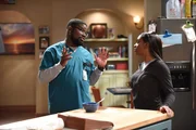 Rel (Lil Rel Howery, l.); Brittany (Jessica "Jess Hilarious" Moore, r.)