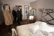 v.l.: Dominick "Sonny" Carisi (Peter Scanavino), Odafin "Fin" Tutuola (Ice T) und Lieutenant Olivia Benson (Mariska Hargitay)