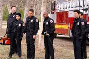 L-R: Judd Ryder (Jim Parrack), Marjan Marwani (Natacha Karam), Owen Strand (Rob Lowe), Paul Strickland (Brian Michael Smith), T.K. Strand (Ronen Rubinstein), Mateo Chavez (Julian Works)
