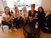 V.l.: Kandidatin Susann, Judith, Saskia, Greta und Tania.
