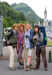 Die Dienstagsfrauen am Ziel ihrer Pilger-Wanderung (v.l.n.r.): Caroline (Ulrike Kriener), Estelle (Nina Hoger), Eva (Saskia Vester) und Judith (Inka Friedrich).