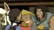 Katara (l.), Aang (m.)